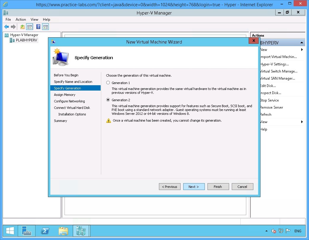 Figure 3.4 Screenshot of the device PLABHYPERV